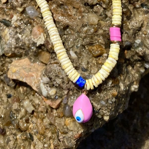 Sunny Eye Açık Pembe Kolye