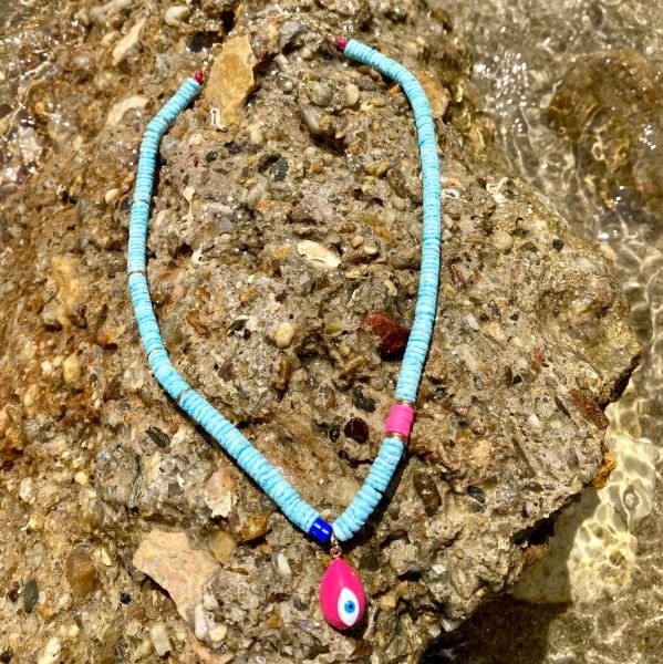 Sunny Eye Pembe Kolye