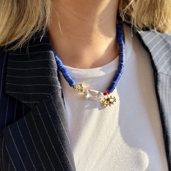 Royal Blue Kolye