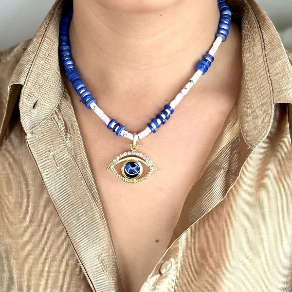 Eye of the Ocean Zirkon Kolye