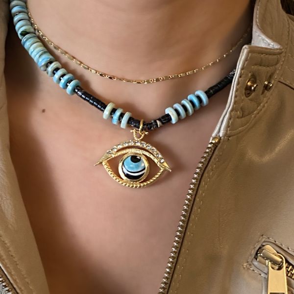 Eye of the Sea Zirkon Kolye