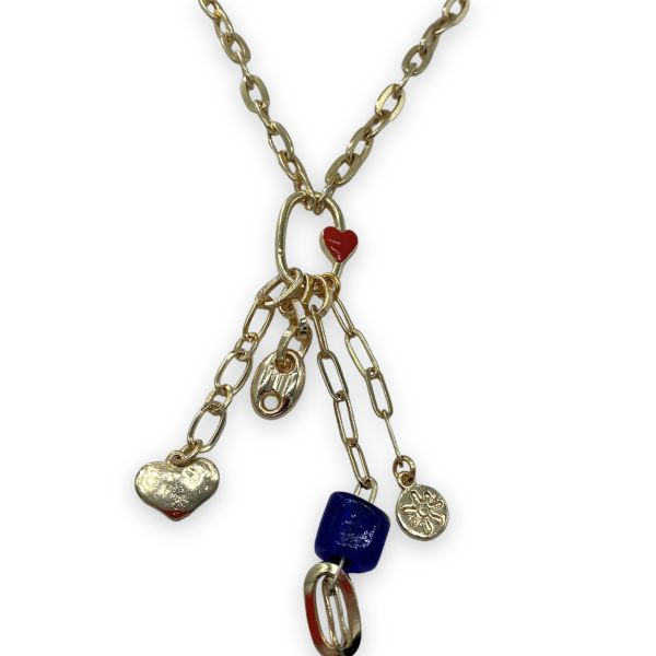Rio Charm Kolye Bordo & Lacivert