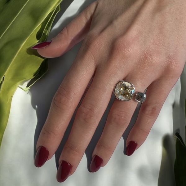 Taşlı Swarovski Yüzük