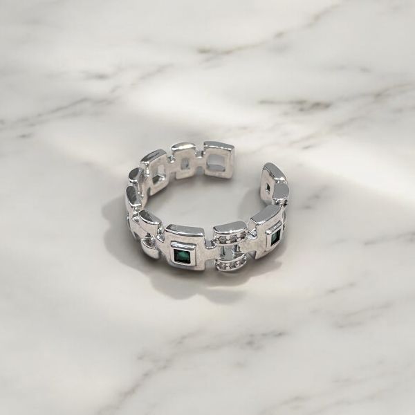 Yeşil Taşlı Yüzük