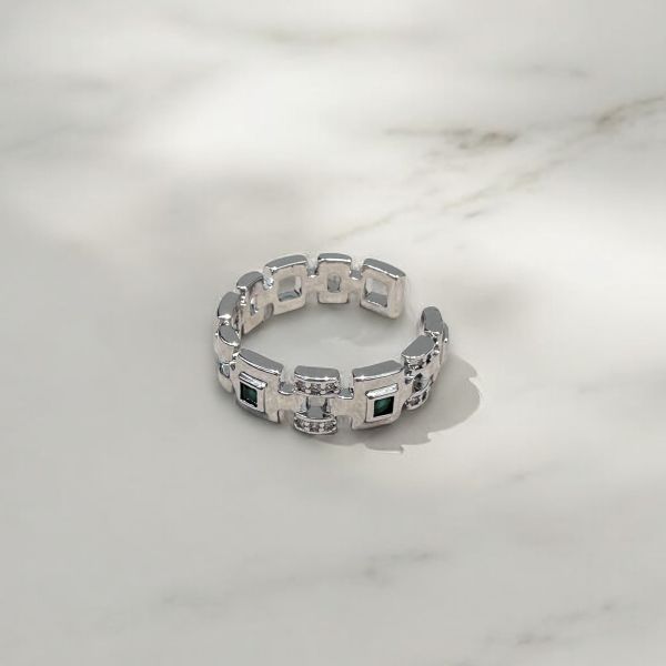 Yeşil Taşlı Yüzük