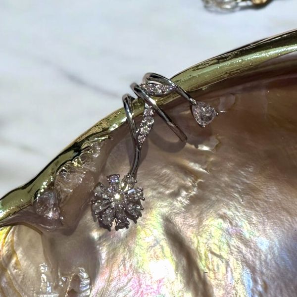 Çiçekli Earcuff