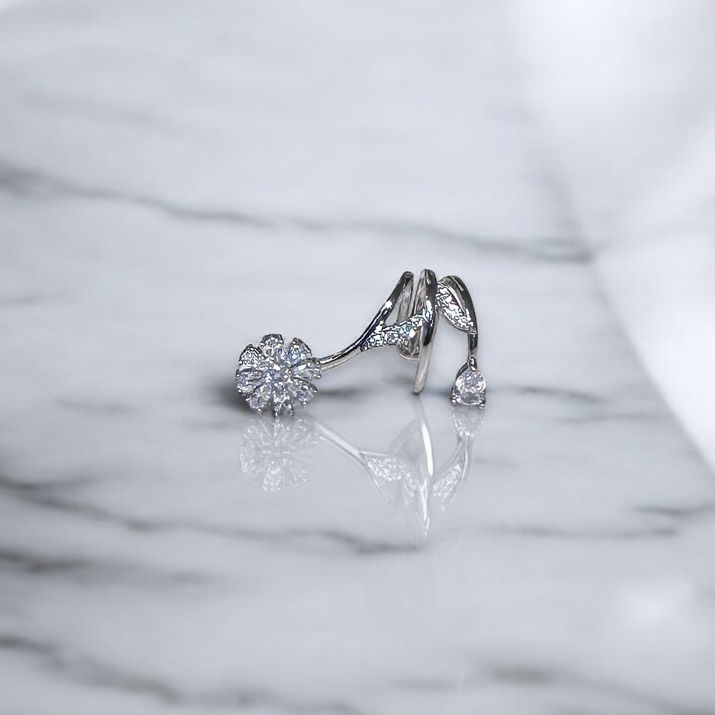 Çiçekli Earcuff