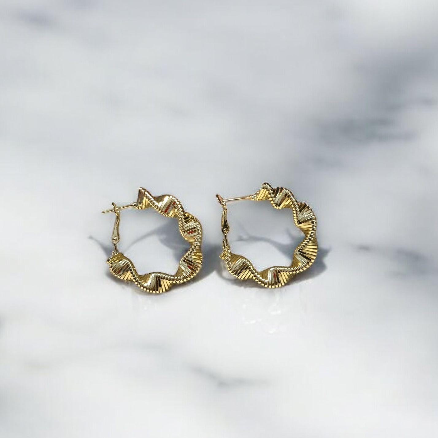 Gold Halka Küpe