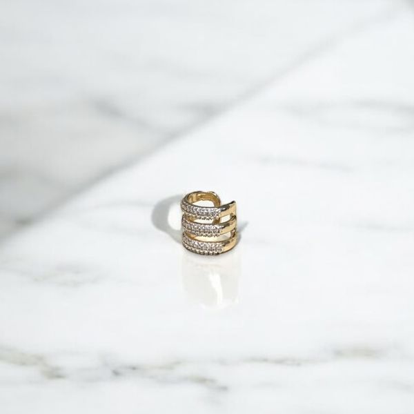 3 Sıra Taşlı Earcuff
