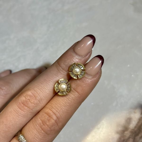 İncili Classic Küpe