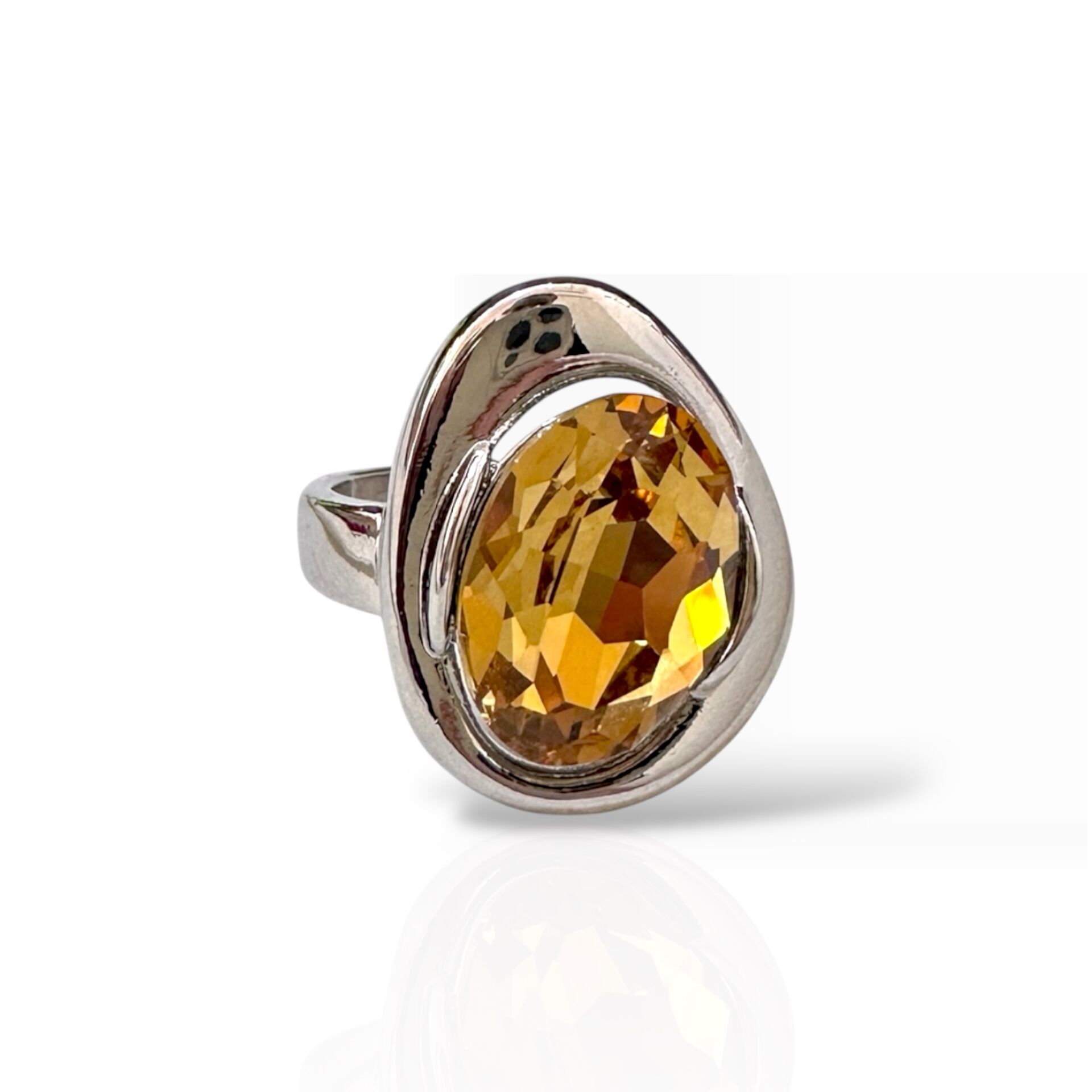 Swarovski Bal Rengi Yüzük