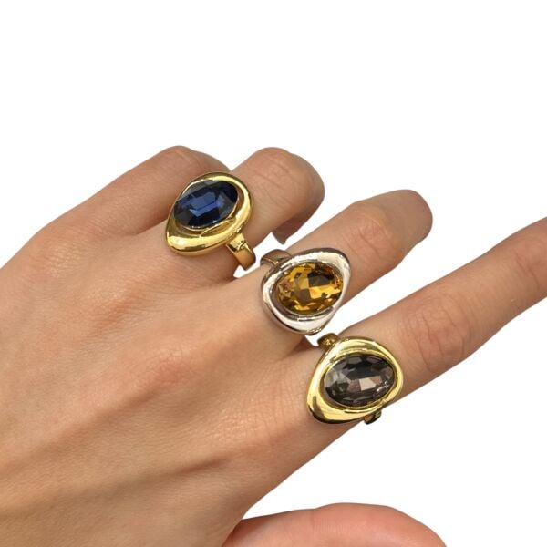 Swarovski Bal Rengi Yüzük