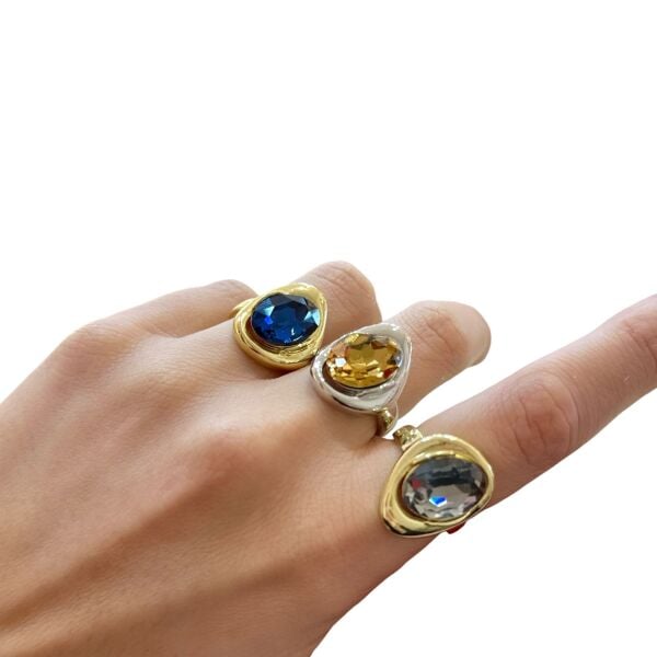 Swarovski Füme Yüzük